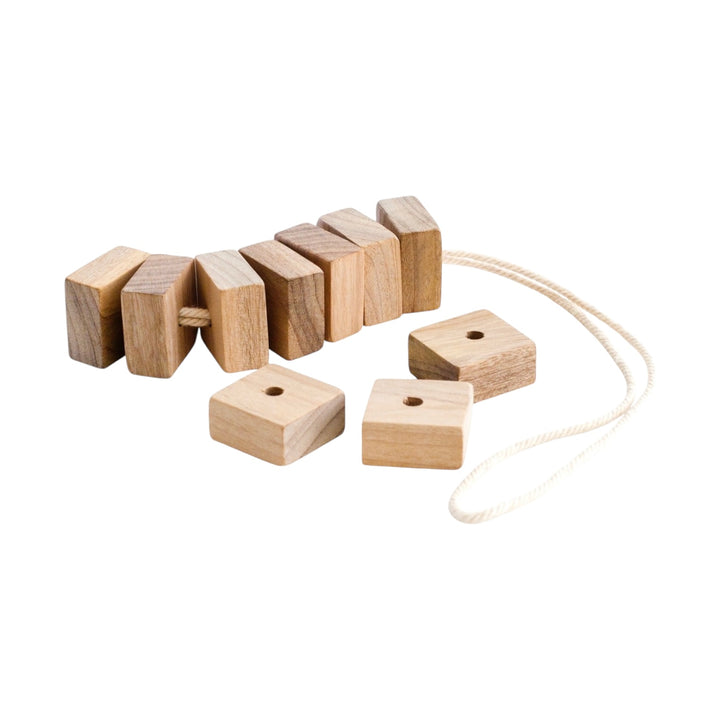 Cedar String Blocks™ Cederblock i naturträ, 10-pack – vit cederträ