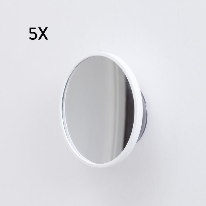 AirMirror™ Compact Avtagbar Magnetisk Sminkspegel 5x — Sugproppsfäste
